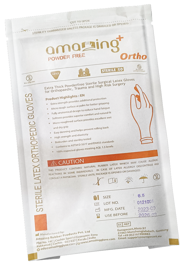 Amazing+ Latex Ortho Powder-Free Gloves